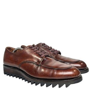 Alden 4051 Vintage Split toe Ripple sole Derby Brown Sz 11.5